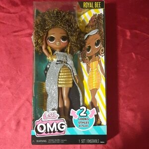 L.O.L. Surprise! O.M.G. Royal Bee Fashion Doll - Gold and Silver